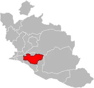 Locatie van het kanton