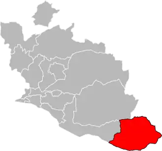 Locatie van het kanton