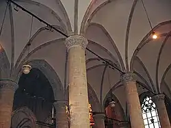 De gewelven van de Pieterskerk