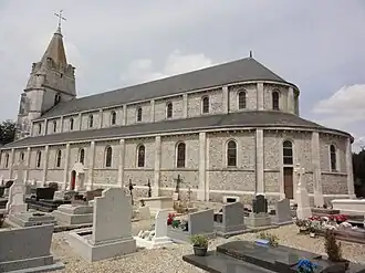 De kerk van Veauville-lès-Baons