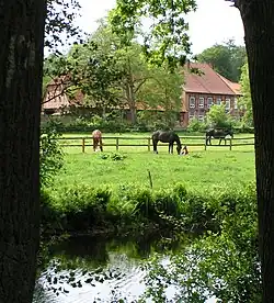 Huize Füchtel, even buiten de stad