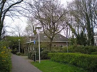 Veeartsenijpad met achterin de Poortstraat