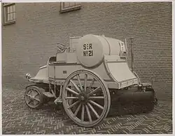 Veegwagen; circa 1920.