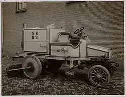 Veegwagen; circa 1920.