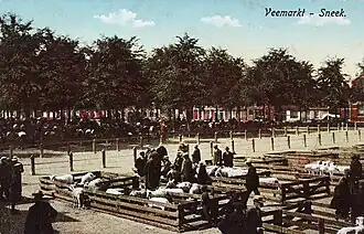 Veemarkt in 1917.