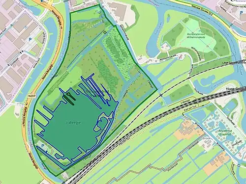 Veenplas 't Weegje in gelijknamige natuurgebied