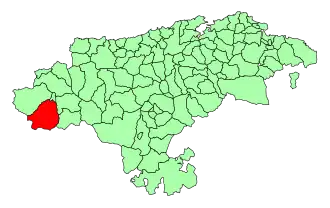 Kaart van Vega de Liébana