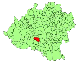 Kaart van Velamazán