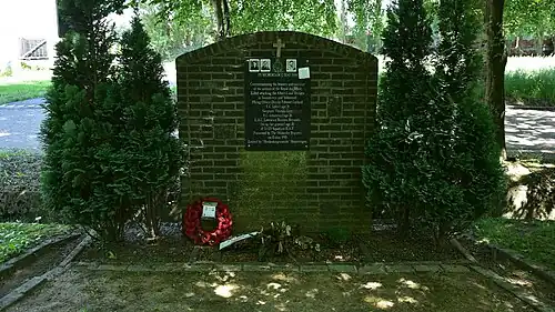 Gedenksteen voor de piloten van de R.A.F.