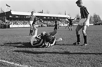 Velox-Xerxes, kort voordat Velox zou verhuizen naar de Galgenwaard (30 april 1966)