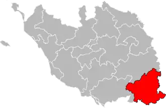 Locatie van het kanton