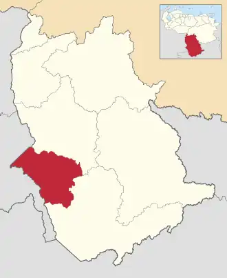 Locatie van de gemeente in Amazonas