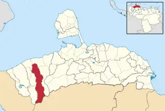 Locatie van de gemeente in {{{staat}}}