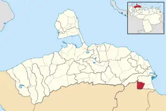 Locatie van de gemeente in {{{staat}}}