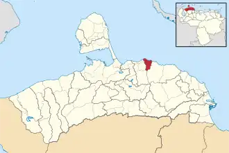 Locatie van de gemeente in {{{staat}}}