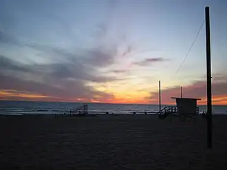 Het strand van Venice Beach