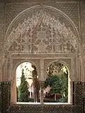 Een Moorse bifora, Alhambra, Granada