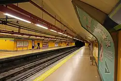 Sporen en perrons van lijn 5