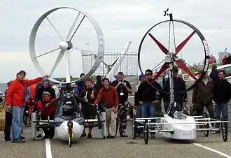 Voertuigen tijdens Racing Aeolus 2008