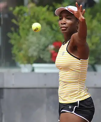 Winnares in het enkelspel, Venus Williams