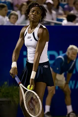 Winnares in het enkelspel, Venus Williams