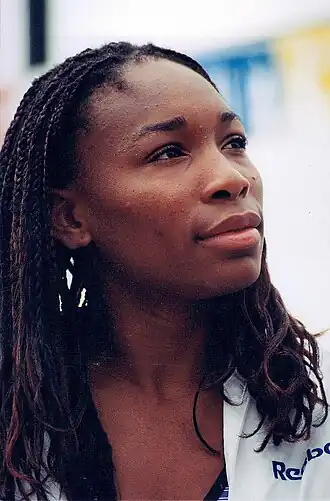 Winnares in het enkelspel, Venus Williams