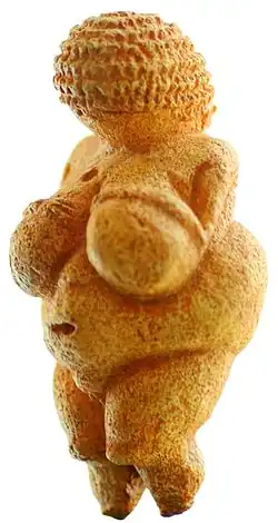 Venus van Willendorf uit 24.000–22.000 v. Chr.
