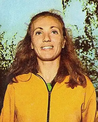 Vera Nikolić in 1972.