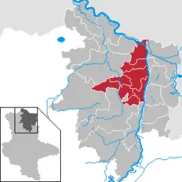 Kaart van Arneburg-Goldbeck