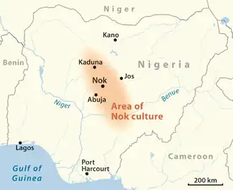 verspreiding van de Nokcultuur binnen Nigeria