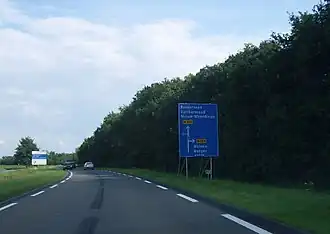 Verkeersbord aan de N379