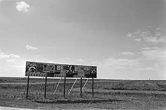 Campagneposters nabij Almere