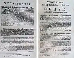 Aankondiging verkoop van de Ehze door de erfgenamen van wijlen de landdrost en majoor Linteloo