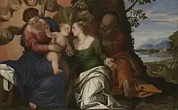 Het mystieke huwelijk van de heilige Catharina (1547-1550)