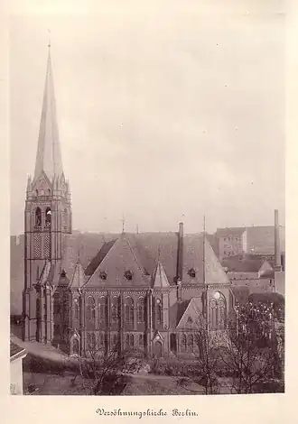 De Versöhnungskirche in 1899