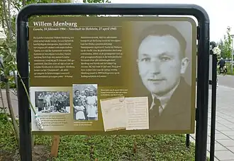 Informatiebord in Gouda