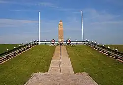 het monument op de dijk