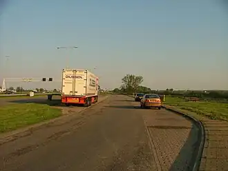 Verzorgingsplaats De Rooijen vlak voor de sluiting.