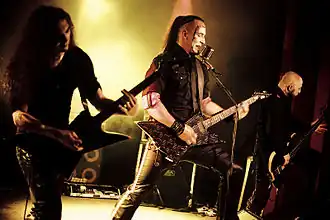 Vesania tijdens een concert in 2011.