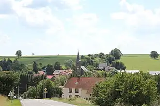 Het dorp Vescheim / Wescheim en de omliggende heuvels