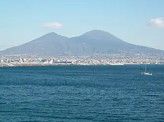 De Monte Somma met rechts de Vesuvius