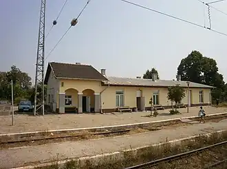 Het treinstation van Vetovo