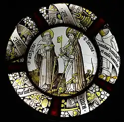 Gebrandschilderd raam, Schatkamer Sint-Servaas