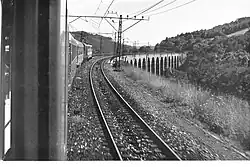 Viaduct van Lanespède in 1978.