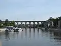 Spoorviaduct over de Mayenne