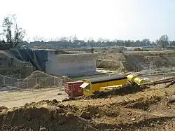 Pijler van het viaduct