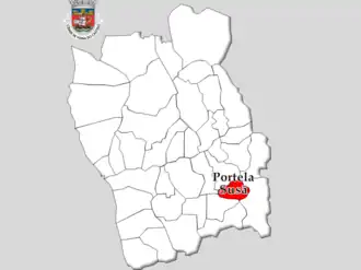 Kaart van Portela Susã
