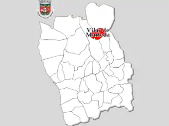 Kaart van Vilar de Murteda