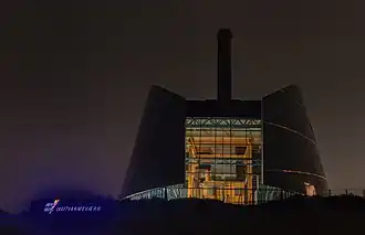 elektriciteitscentrale Viborg s avonds (2014)