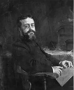 Victor de Stuers, schilderij van P. de Josselin de Jong, 1890